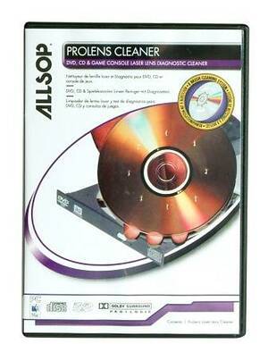 CD DE NETTOYAGE PROLENS POUR CD/DVD ET CONSOLE DE JEUX