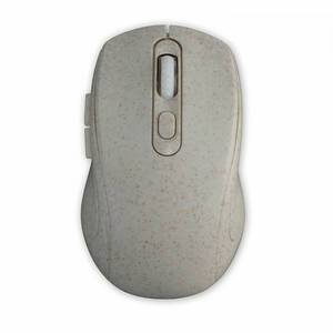 SOURIS SANS FIL BIOPLASTIQUE BLANC AVEC BATTERIE RECHARGEABLE USB-A/ USB-C
