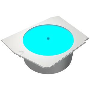PLATEFORME TOURNANTE LUMINEUSE POUR BOITIER FV270 BLANC