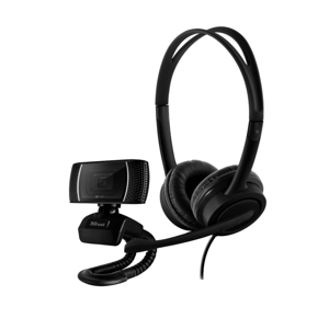 PACK HOME OFFICE 2 EN 1 AVEC CASQUE MICRO + WEBCAM
